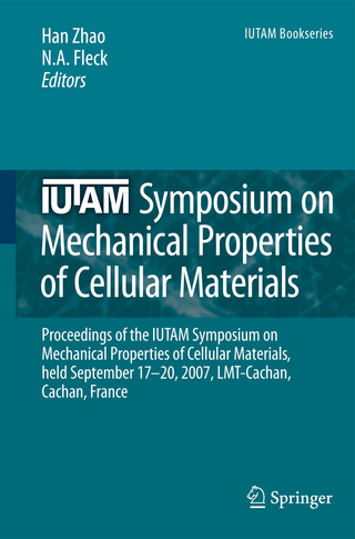 IUTAM Symposium on Mechanical Properties of Cellular Materials - Han Zhao; N.A. Fleck
