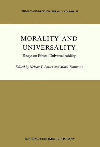 Morality and Universality - N.T. Potter; Mark Timmons