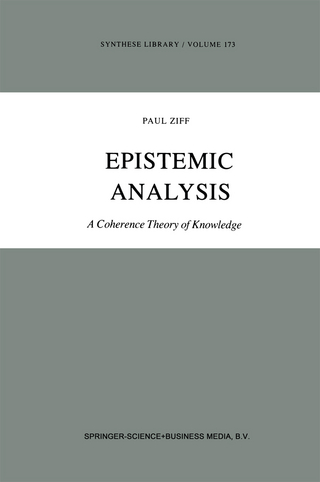 Epistemic Analysis - Paul Ziff