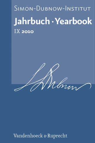 Jahrbuch des Simon-Dubnow-Instituts / Simon Dubnow Institute Yearbook IX (2010) - Dan Diner