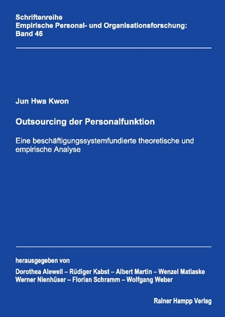 Outsourcing der Personalfunktion - Jun Hwa Kwon