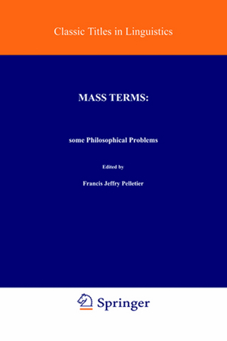Mass Terms: Some Philosophical Problems - Francis Jeffrey Pelletier