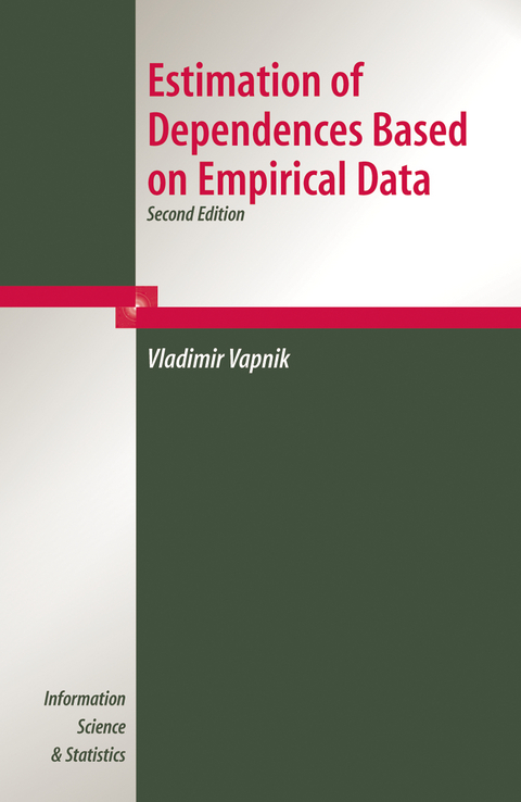 Estimation of Dependences Based on Empirical Data - V. Vapnik
