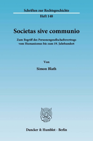 Societas sive communio. - Simon Blath