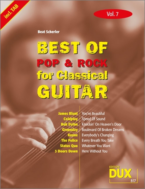 Best of Pop & Rock for Classical Guitar Vol. 7 - 