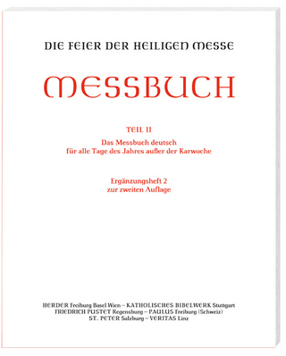 Die Feier der Heiligen Messe - Messbuch - Altarausgabe - Ständige Sprachgeb