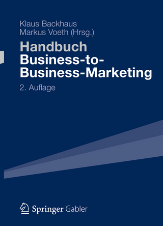 Handbuch Business-to-Business-Marketing - Klaus Backhaus; Markus Voeth
