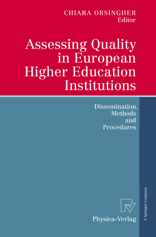 Assessing Quality in European Higher Education Institutions - Chiara Orsingher