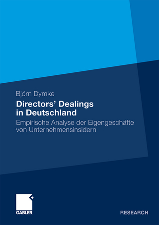 Directors? Dealings in Deutschland - Björn M. Dymke