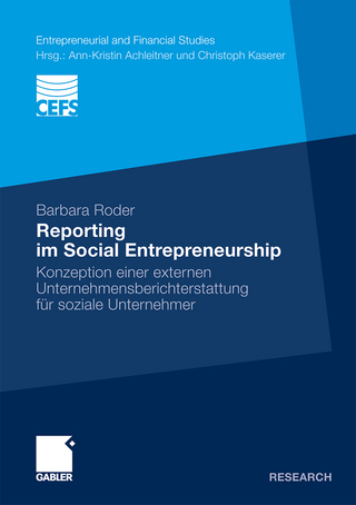 Reporting im Social Entrepreneurship - Barbara Roder