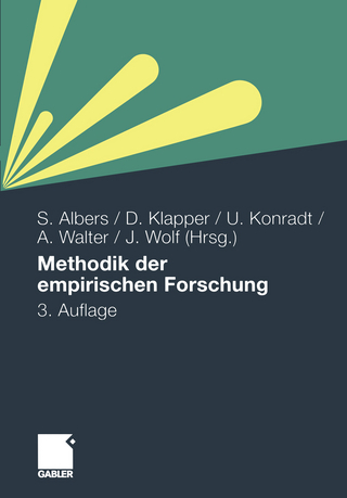 Methodik der empirischen Forschung - Sönke Albers; Daniel Klapper; Udo Konradt; Achim Walter; Joachim Wolf