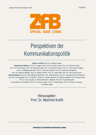 Perspektiven der Kommunikationspolitik - Manfred Krafft