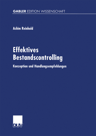 Effektives Bestandscontrolling - Achim Reinhold