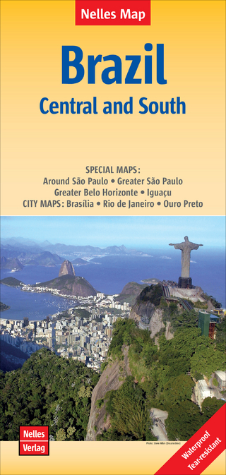 Nelles Map Landkarte Brazil: Central and South