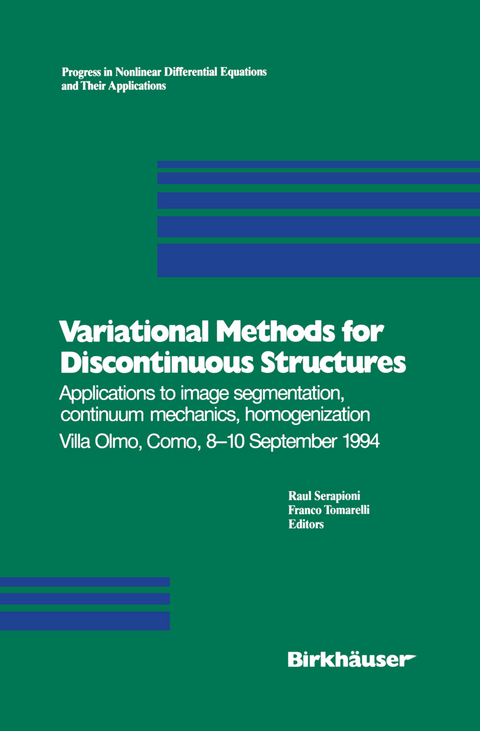 Variational Methods for Discontinuous Structures - 