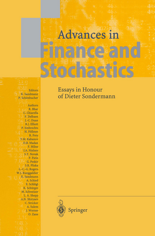 Advances in Finance and Stochastics - Klaus Sandmann; Philip J. Schönbucher