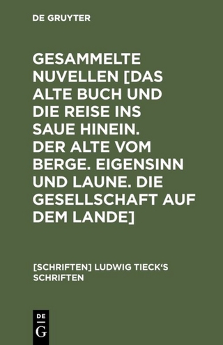 Ludwig Tieck?s Schriften / Novellen - Ludwig Tieck