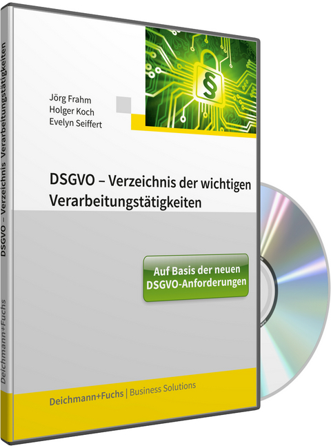 CD-ROM DSGVO-Verzeichnis der wichtigen Verarbeitungstätigkeiten 2024 - Udo Höhn