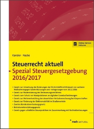 Steuerrecht aktuell Spezial Steuergesetzgebung 2016/2017