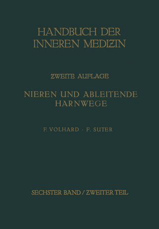 Die doppelseitigen hämatogenen Nierenerkrankungen. - von G. Bergmann; R. Staehlin; Franz Volhard; Friedrich Suter