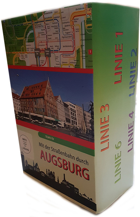 Mit der Straßenbahn durch Augsburg - Alle Linien