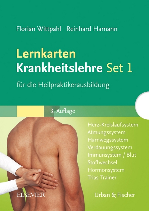 Lernkarten Krankheitslehre Set 1 für die Heilpraktikerausbildung - Florian Wittpahl, Reinhard Hamann