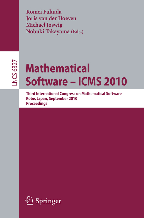 Mathematical Software - ICMS 2010 - 