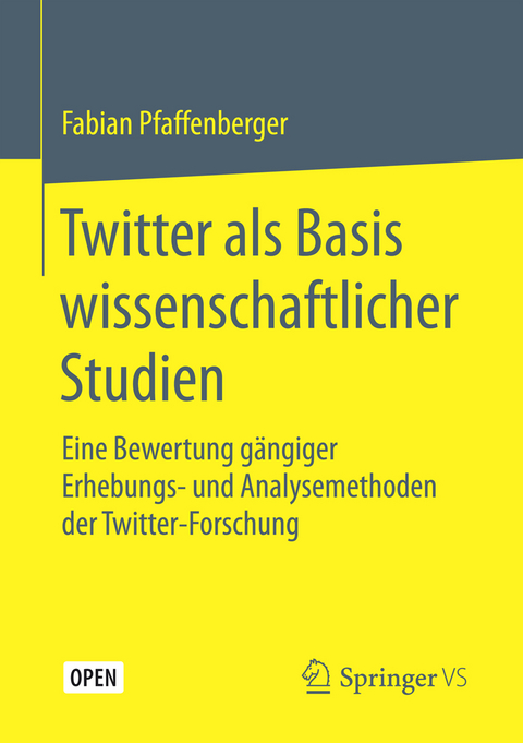 Twitter als Basis wissenschaftlicher Studien - Fabian Pfaffenberger