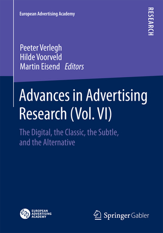 Advances in Advertising Research (Vol. VI) - Peeter Verlegh; Hilde Voorveld; Martin Eisend