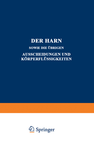 Der Harn sowie die übrigen Ausscheidungen und Körperflüssigkeiten - A. Albu; C. Anderson; I. Bang; F. Bottazzi; W. Caspari; S. Fränkel; Fr. Koppelsröder; L. Halberstaedter; A. Heffter; M. Jakoby; A. Loewy; P. Mayer; J. Morgenroth; C. Neuberg; A. Pappenheim