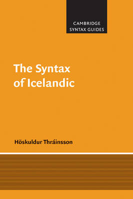 The Syntax of Icelandic - Höskuldur Thráinsson