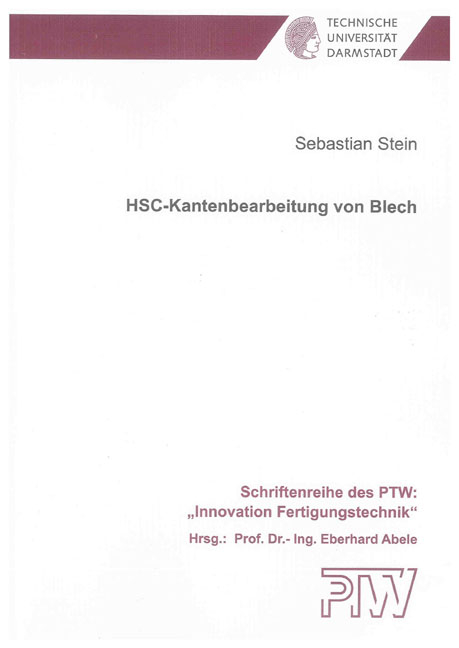 HSC-Kantenbearbeitung von Blech - Sebastian Stein