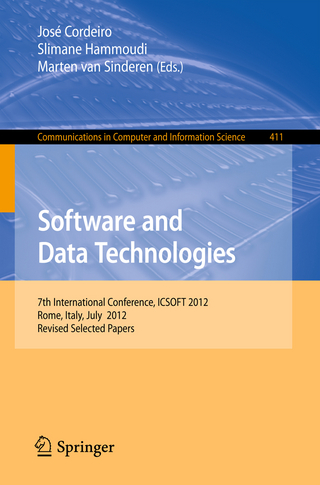 Software and Data Technologies - José Cordeiro; Slimane Hammoudi; Marten van Sinderen
