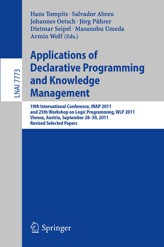 Applications of Declarative Programming and Knowledge Management - Hans Tompits; Salvador Abreu; Johannes Oetsch; Jörg Pührer; Dietmar Seipel; Masanobu Umeda; Armin Wolf