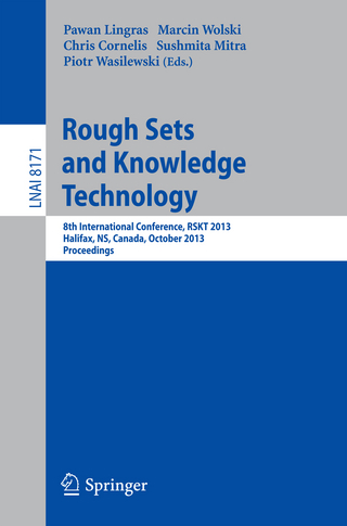 Rough Sets and Knowledge Technology - Pawan Lingras; Marcin Wolski; Chris Cornelis; Sushmita Mitra; Piotr Wasilewski