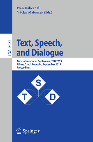 Text, Speech, and Dialogue - Ivan Habernal; Vaclav Matousek