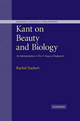 Kant on Beauty and Biology - Rachel Zuckert
