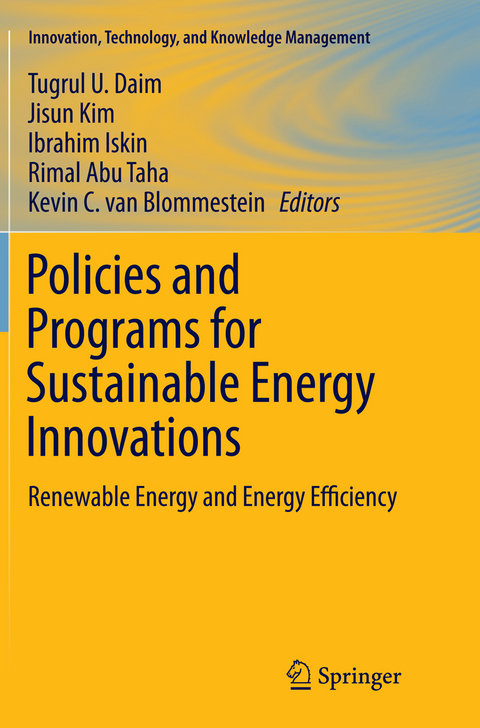 Policies and Programs for Sustainable Energy Innovations - 