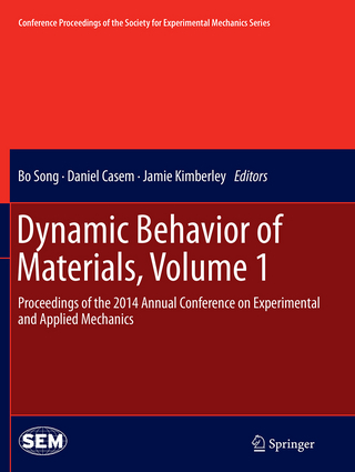 Dynamic Behavior of Materials, Volume 1 - Bo Song; Daniel Casem; Jamie Kimberley