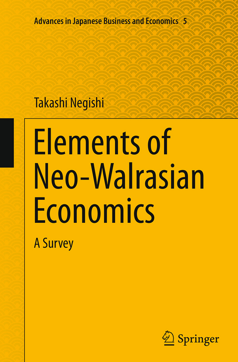 Elements of Neo-Walrasian Economics - Takashi Negishi