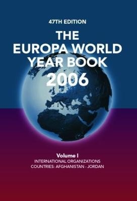 The Europa World Year Book 2006 - Europa Publications
