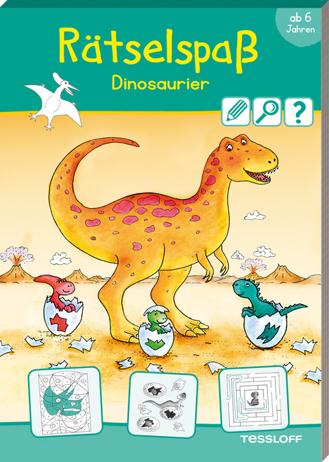 Rätselspaß Dinosaurier. Ab 6 Jahren