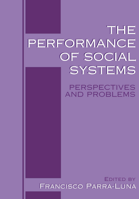 The Performance of Social Systems - 