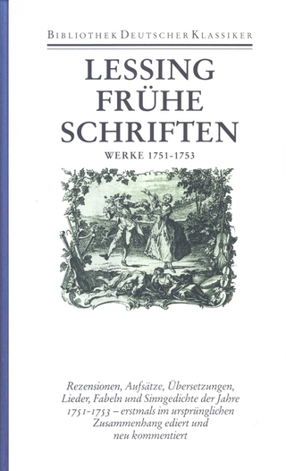 Werke und Briefe. 12 in 14 Bänden - Gotthold Ephraim Lessing; Jürgen Stenzel