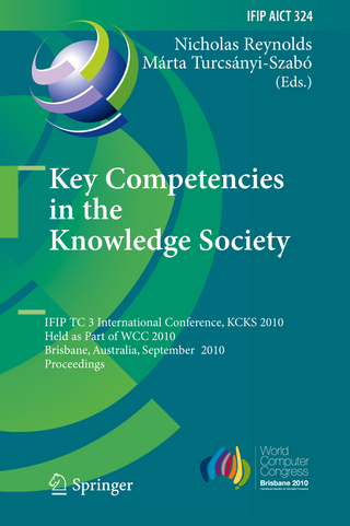Key Competencies in the Knowledge Society - Nicolas Reynolds; Márta Turcsányi-Szabó