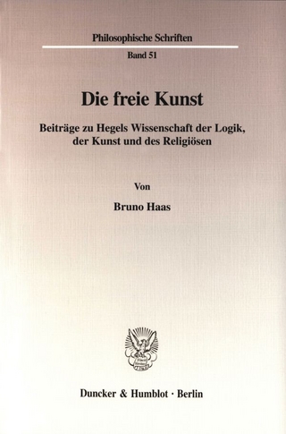 Die freie Kunst. - Bruno Haas