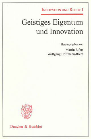 Innovation und Recht. 4 Bände. - Martin Eifert; Wolfgang Hoffmann-Riem