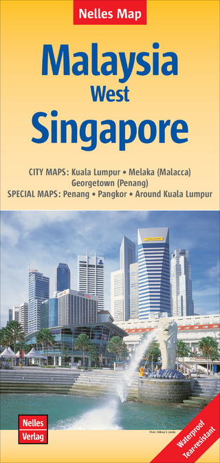 Nelles Map Landkarte Malaysia: West, Singapore