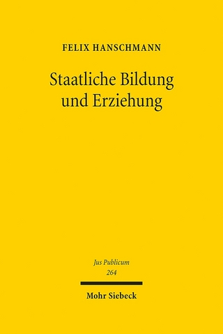 Staatliche Bildung und Erziehung - Felix Hanschmann