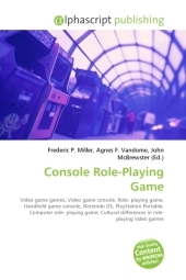 Console Role-Playing Game - Frederic P Miller, Agnes F Vandome, John McBrewster